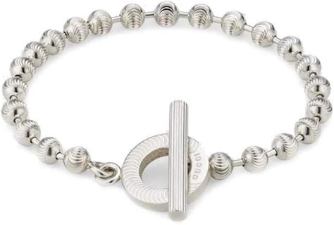 bracciale gucci boule argento|bloomingdale's gucci bracelet.